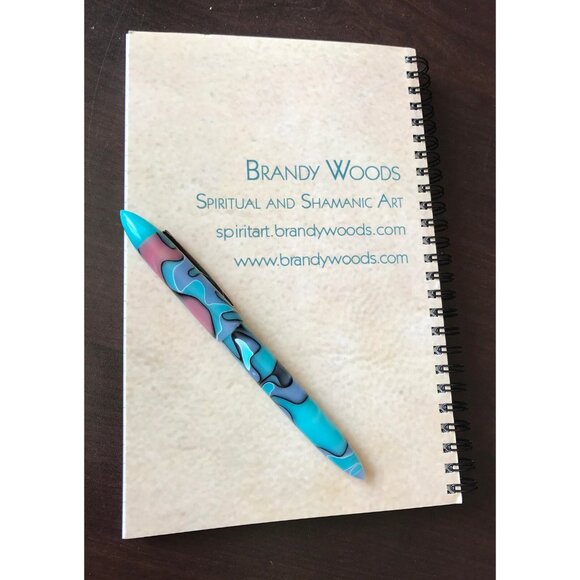 Softcover Cave Art Petroglyph Spirit Art Blank Journal Notebook - 8.5" x 5.5" - Picture 4 of 4